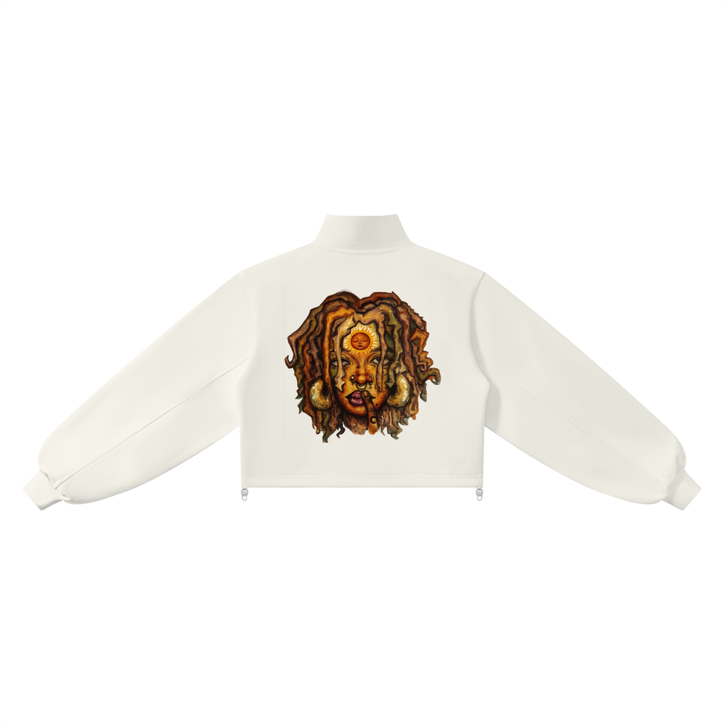 Women’s Mock-Neck Quarter-Zip Sweatshirt