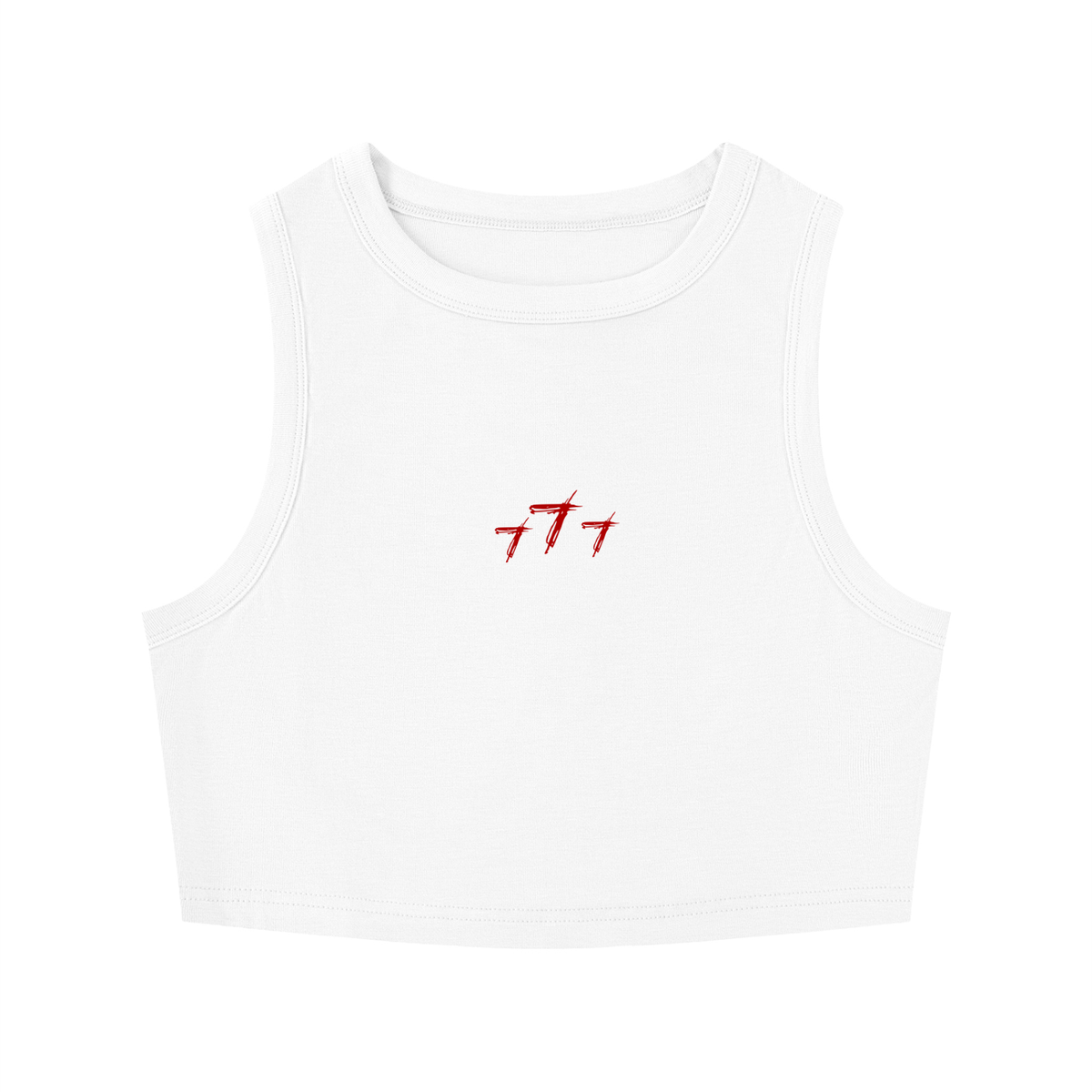 Women's Tight Crewneck Crop Tank Top
