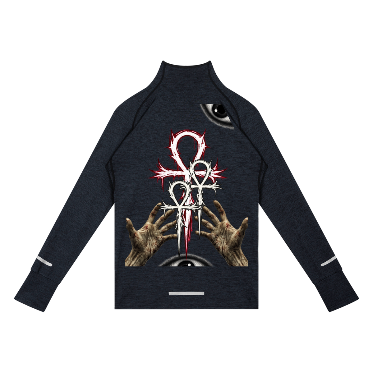 Men's Quarter-Zip Raglan Training T-Shirt