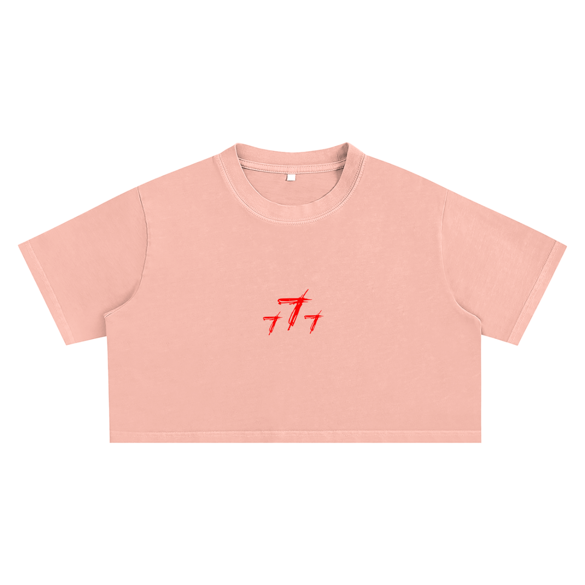 Woman Triple 7 Crop Top