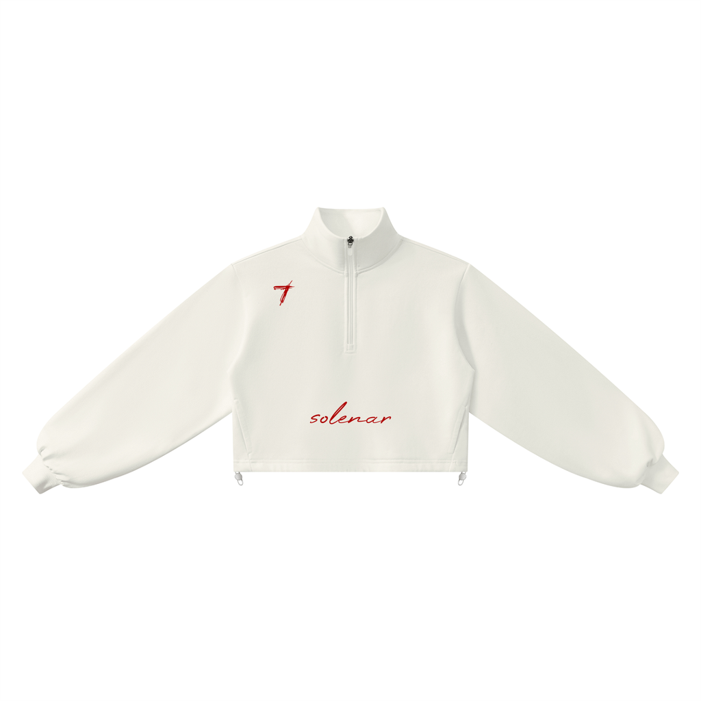 Women’s Mock-Neck Quarter-Zip Sweatshirt
